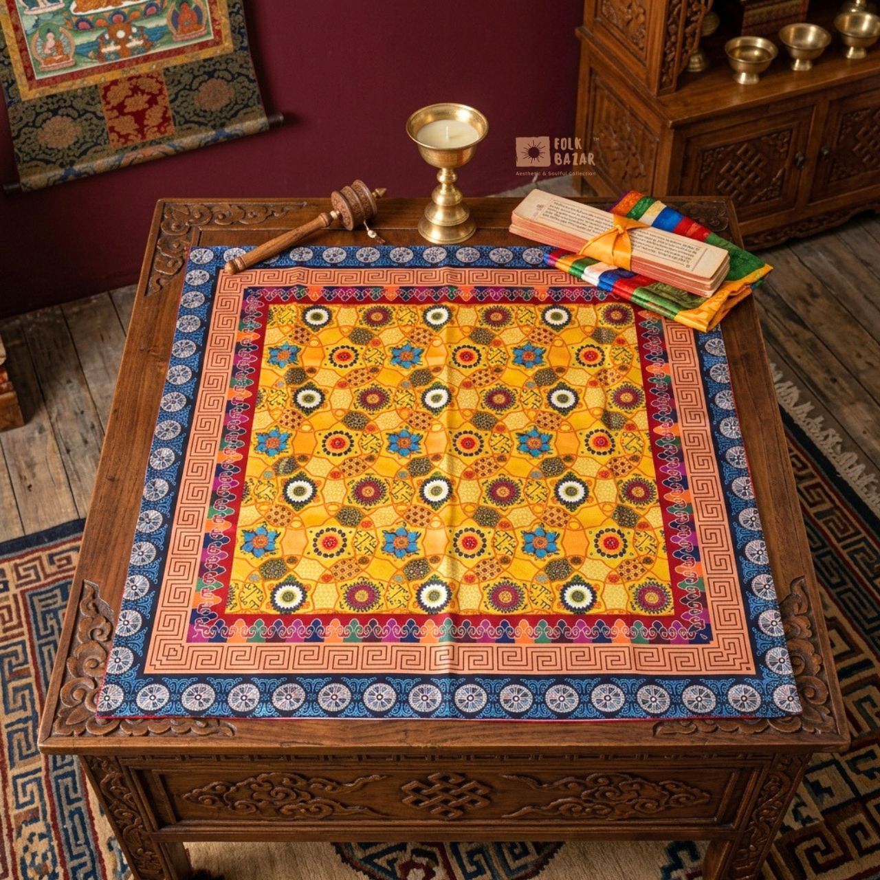Mat for Table Top/ Pooja Aasan